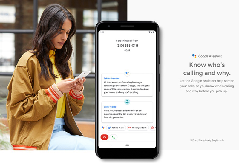 Google Pixel 3A Google Assistant Key