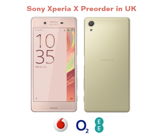 Sony Xperia X UK Preorder