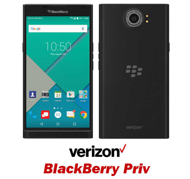 Verizon BB Priv Verizon BlackBerry Priv Image