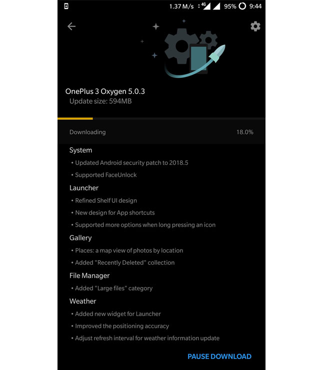 OnePlus 3T and 3 Oxygen OS 5.0.3 Update