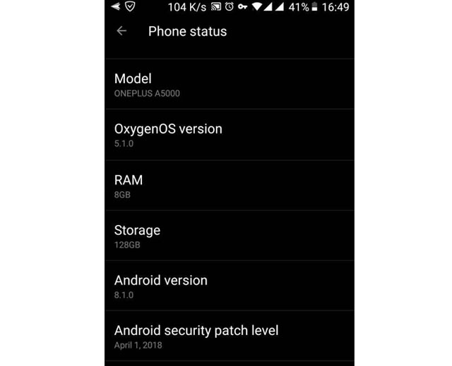 OnePlus 5 and 5T Android 8.1 Oreo Update