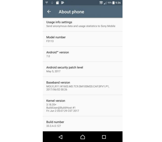Xperia XA and XA Ultra Nougat Update Xperia XA and XA Ultra Nougat Update