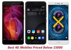 Best 15 4g mobiles available in India under 15000