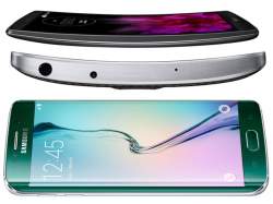 Smartphones with curved display and body design