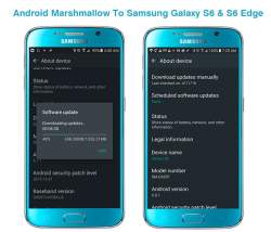 T-Mobile Samsung S6 and S6 Edge marshmallow update now available