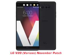 Verizon releases November patch for LG V20 and G6