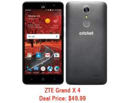 ZTE Grand X 4 available at Cricket Wireless for just $50